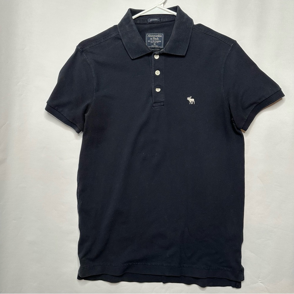 Abercrombie & Fitch Polo Shirt Men’s XS In Navy